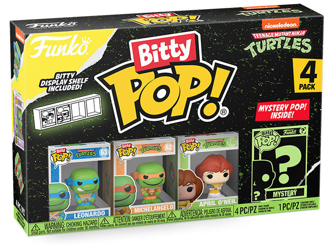 FUNKO BITTY POP 4 Pack TMNT Turtles Leonardo