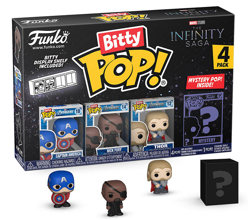 FUNKO BITTY POP 4 Pack Marvel Infinity Saga Captain America