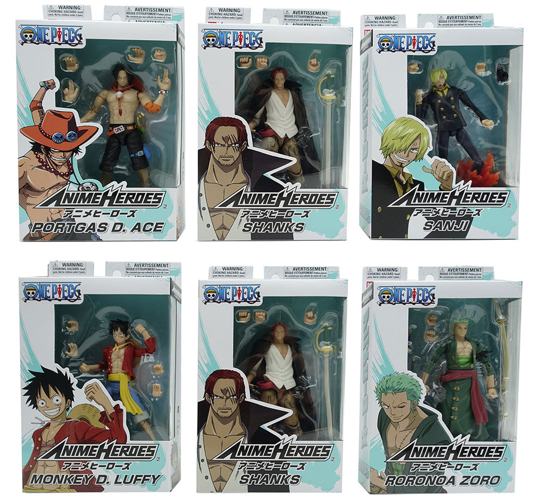 One Piece Anime Heroes 17cm Assortimento