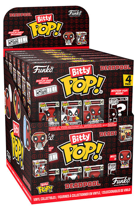 FUNKO BITTY POP 4 Pack Display da 12pz Deadpool