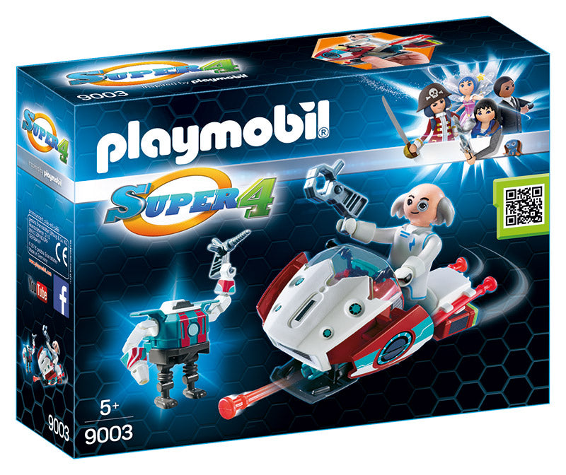 PLAYMOBIL Skyjet Con Dottor X E Robot