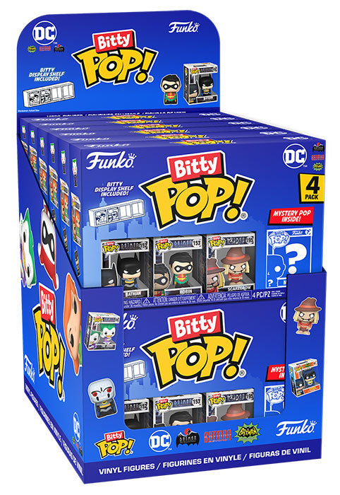 FUNKO BITTY POP 4 Pack Display da 12 pz DC Comics