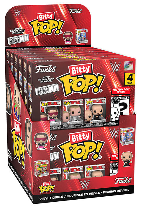 FUNKO BITTY POP 4 Pack Display da 12pz WWE