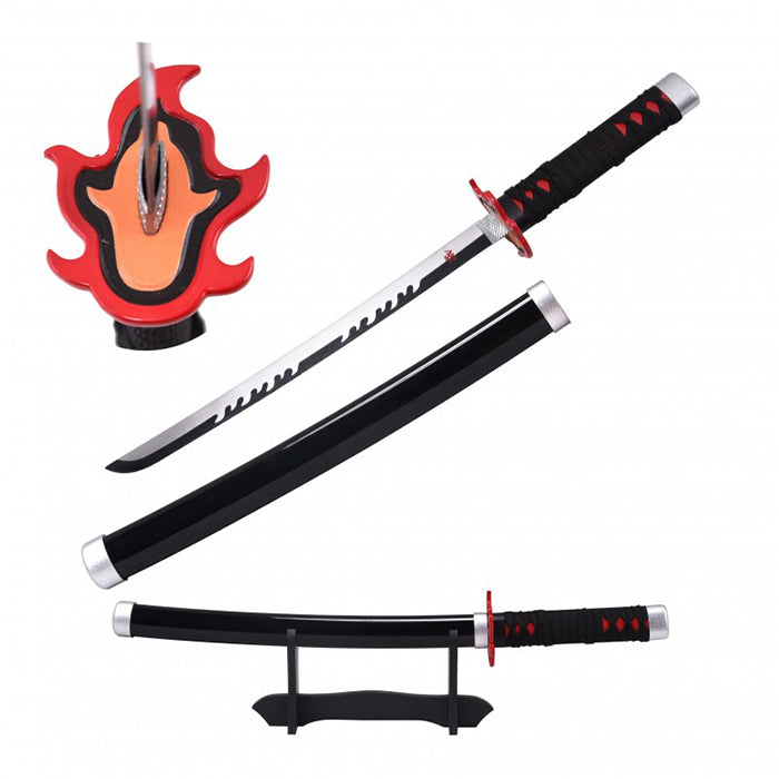 Katana Mini Non Affilata Demon Slayer Kamado e Supporto