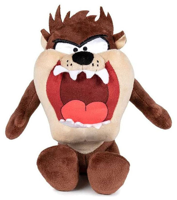 Peluche Looney Tunes Taz Diavolo della Tasmania 15cm