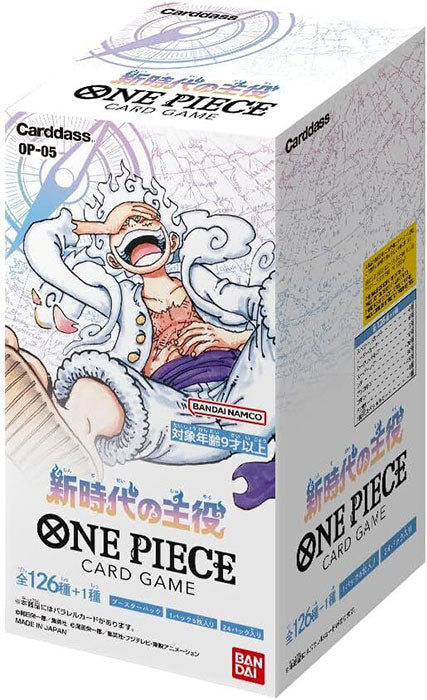 One Piece Card Game Leader of New Era OP-05 JAP Box 24 Buste