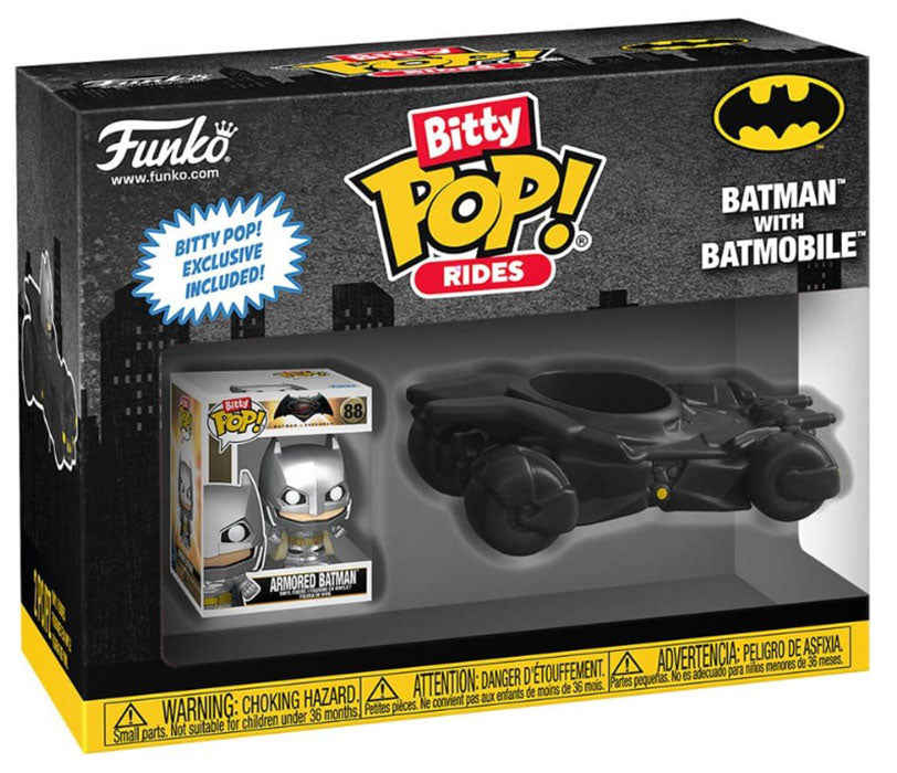 FUNKO BITTY POP Ride Batman w/Batmobile