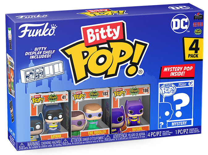 FUNKO BITTY POP 4 Pack DC Batman Batgirl