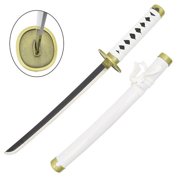 Katana Mini Non Affilata One Piece Wado Ichimonji Bianca