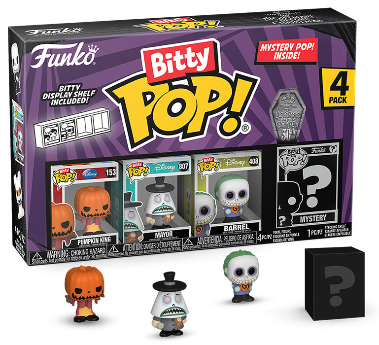 FUNKO BITTY POP 4 Pack Nightmare B.C. Pumpkin King