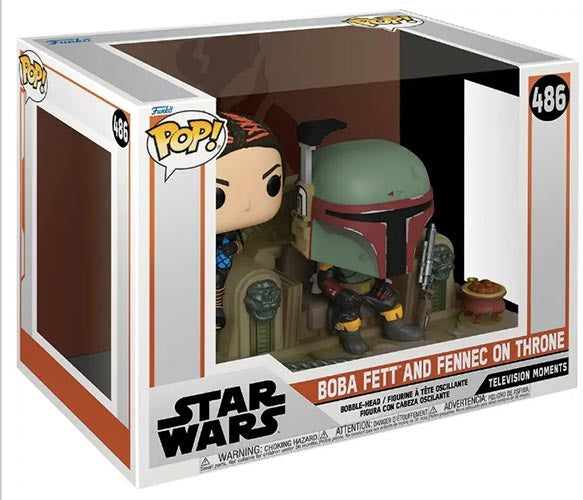 FUNKO MOMENTS Star Wars The Mandalorian Boba & Fennec