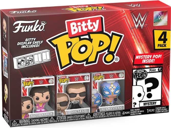 FUNKO BITTY POP 4 Pack WWE Razor Ramon