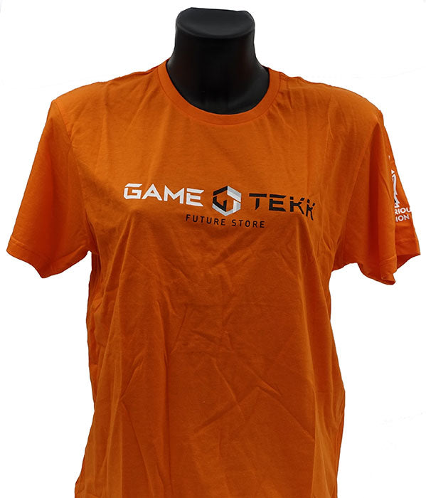 T-Shirt Collo tondo Arancione GameTekk Uomo S