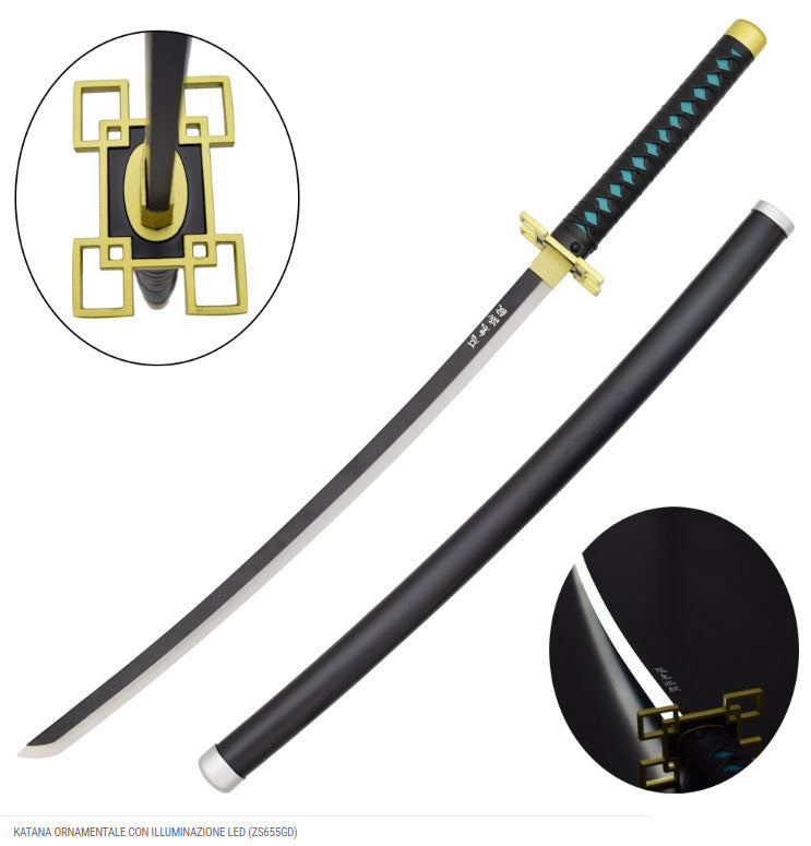 Katana Led Non Affilata Demon Slayer Muichiro Tokito