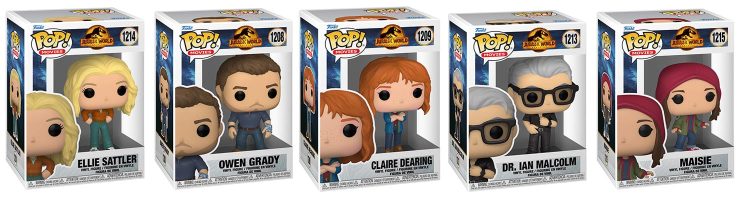 FUNKO POP ASSORTIMENTO Jurassic World 3 S2