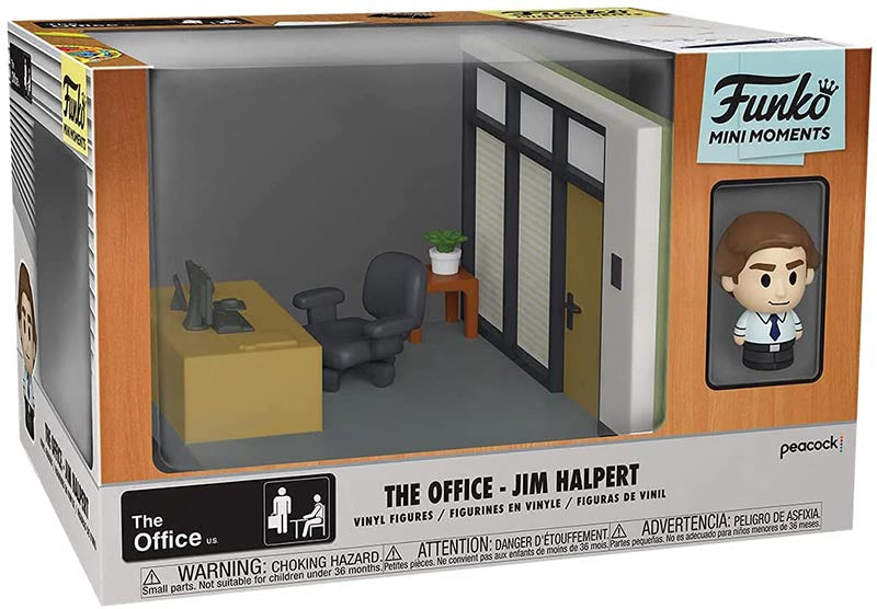 FUNKO MINI MOMENTS The Office Jim Halpert w/Chase